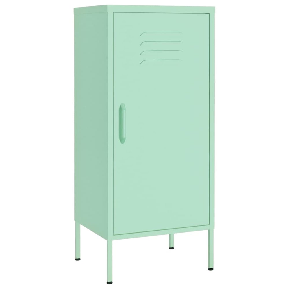 Storage Cabinet Mint Steel Medium Height-Adjustable Shelves. Picture 2