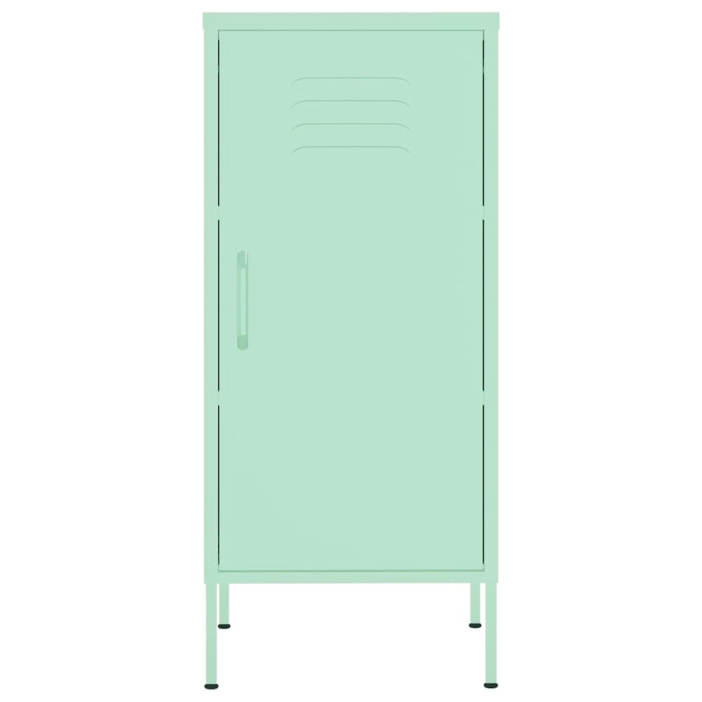 Storage Cabinet Mint Steel Medium Height-Adjustable Shelves. Picture 3