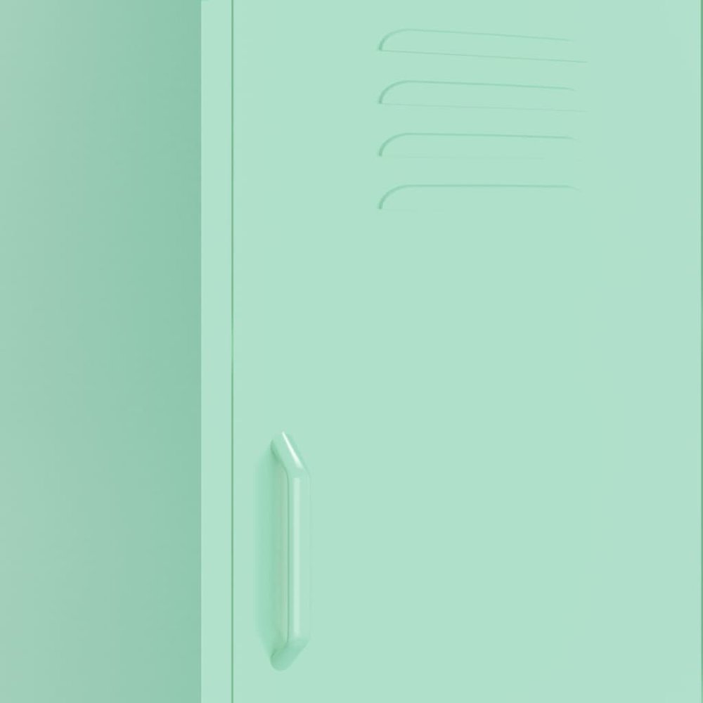 Storage Cabinet Mint Steel Medium Height-Adjustable Shelves. Picture 7