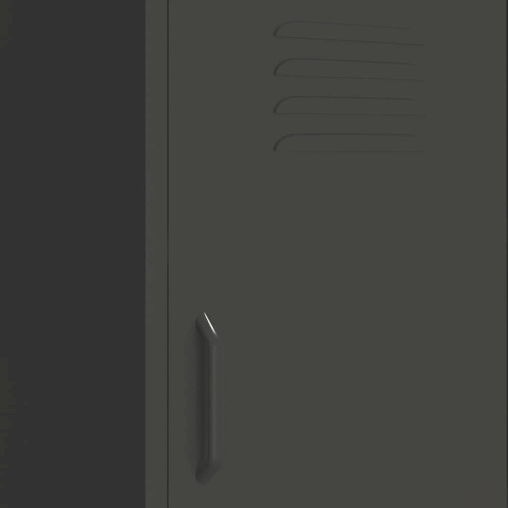 Storage Cabinet Anthracite Steel 16.8 x 13.8 x 40.0 in. Picture 7