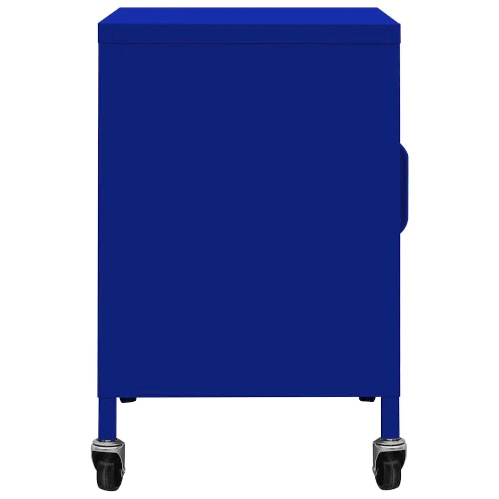 Storage Cabinet Navy Blue Steel Medium Adjustable Armrests. Picture 4