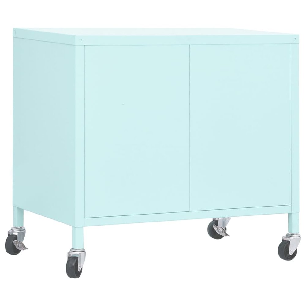 Storage Cabinet Mint Steel Small Storage Cabinet Rectangular. Picture 5