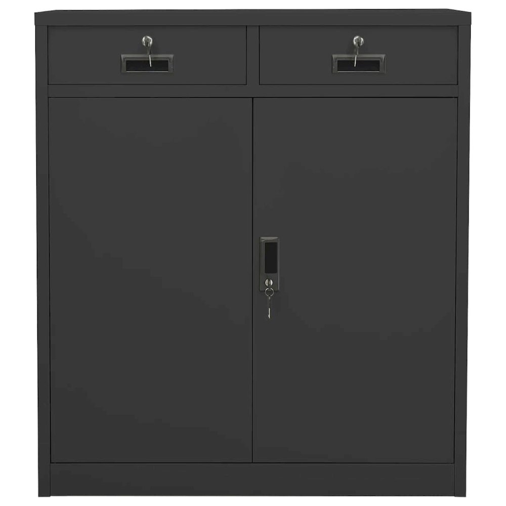 Office Cabinet Anthracite Steel Medium Locks Office Cabinet. Picture 2