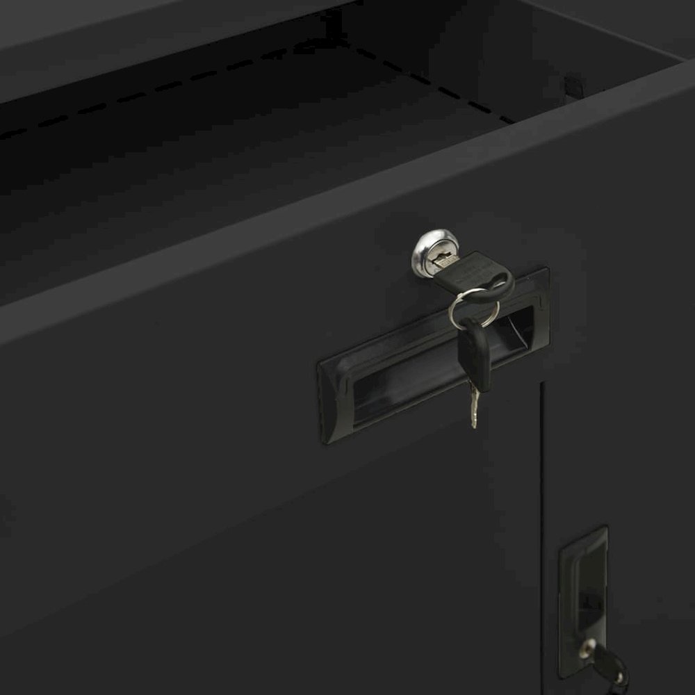 Office Cabinet Anthracite Steel Medium Locks Office Cabinet. Picture 9