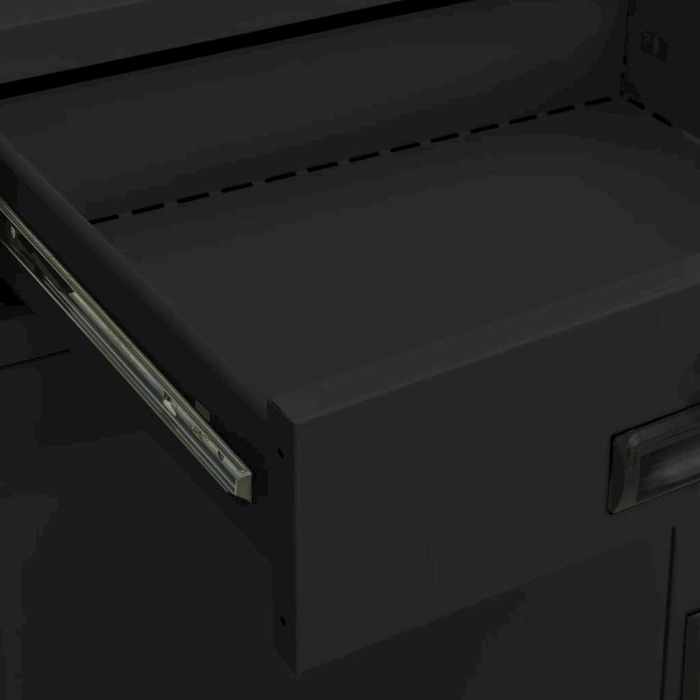 Office Cabinet Anthracite Steel Medium Locks Office Cabinet. Picture 10