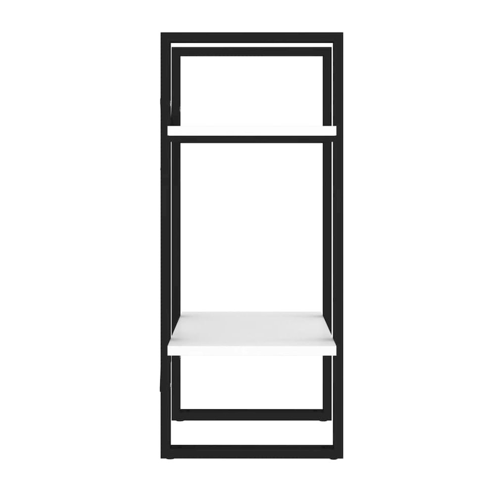 Book Cabinet White Engineered wood Medium Book Cabinet. Picture 5