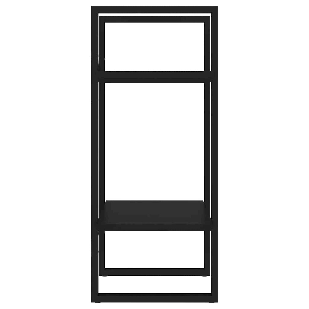 Book Cabinet Black Engineered wood, metal Medium Book Cabinet. Picture 5