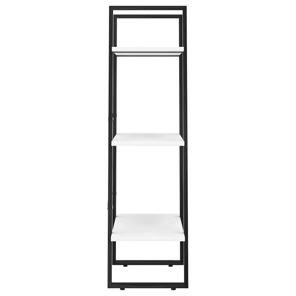Storage Shelf White Metal Medium Storage Shelf Rectangular. Picture 6
