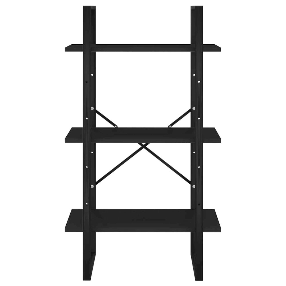 Storage Shelf Black Metal Medium Storage Shelf Rectangular. Picture 5