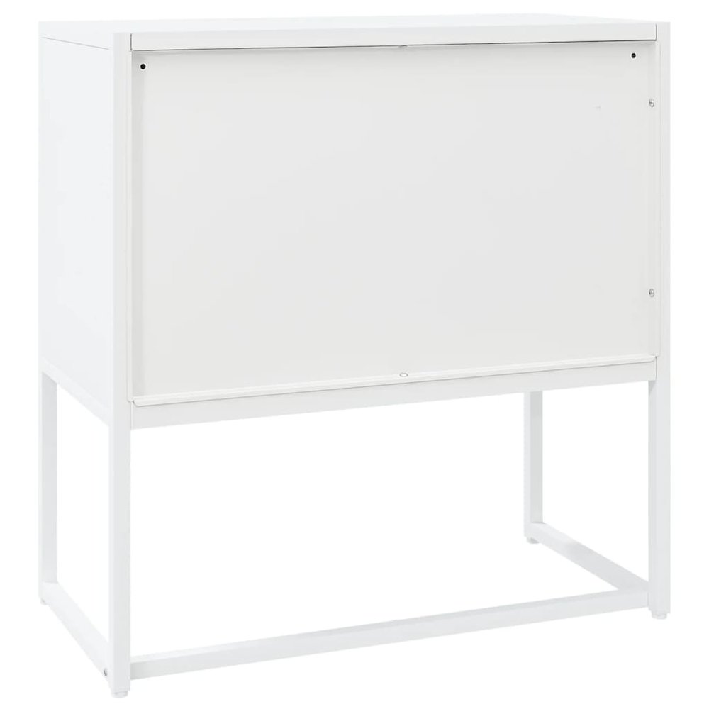Sideboard White Steel Medium Levelers Sideboard Rectangular. Picture 7