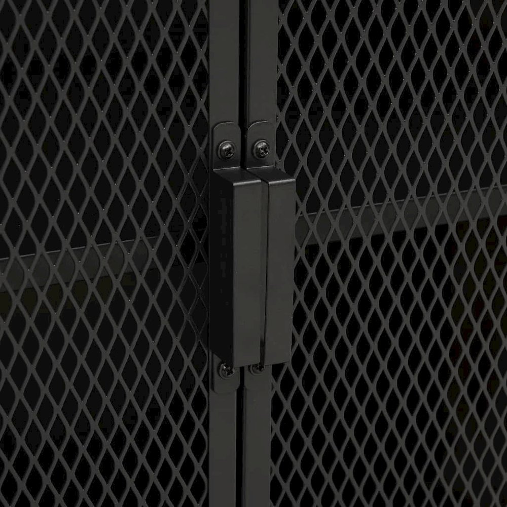 Storage Cabinet Rustic brown Metal and MDF Medium Storage Cabinet. Picture 7