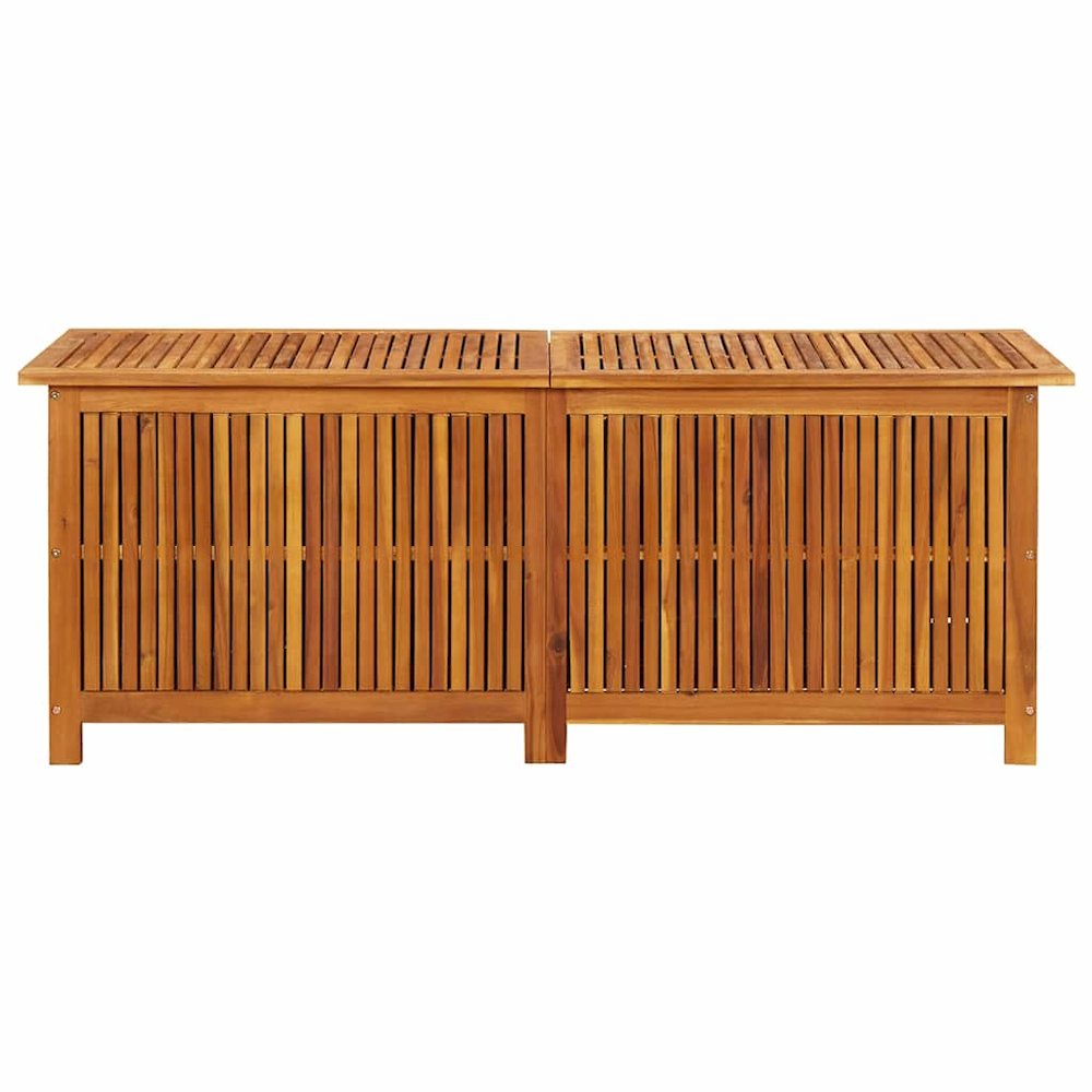 Wooden Storage Box Brown. Picture 5