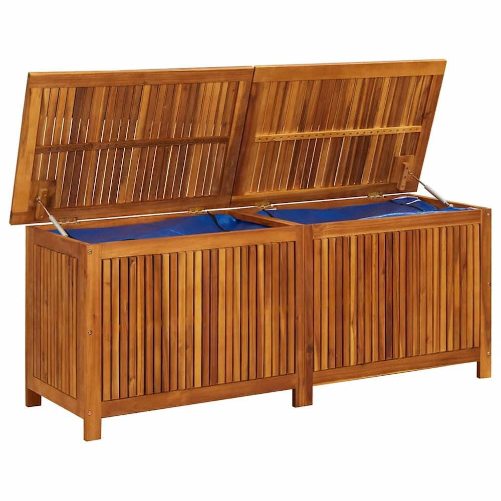 Wooden Storage Box Brown. Picture 8