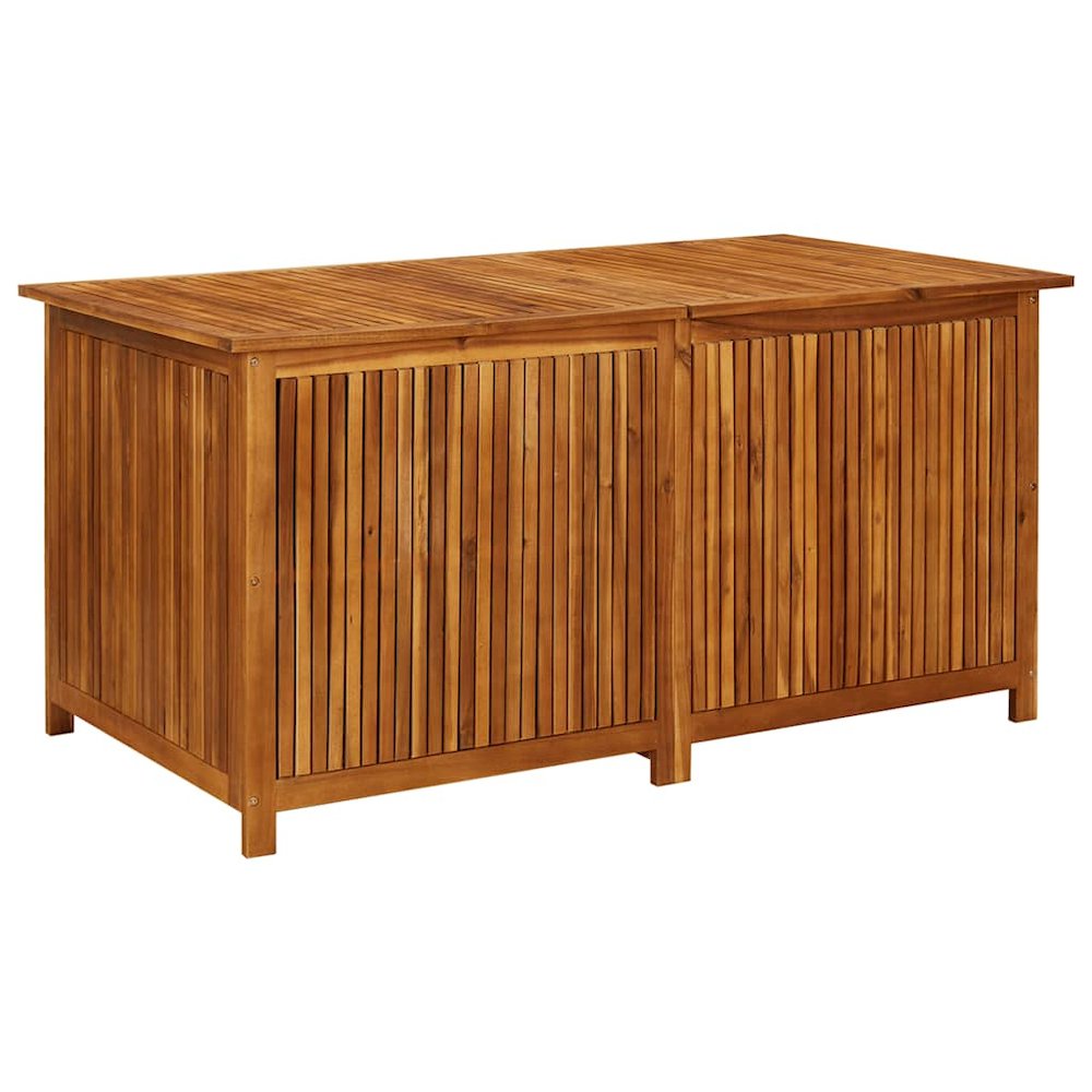 Storage Box Solid Acacia wood, Polyethylene 59.1 x 31.5 x 29.5 in. Picture 1