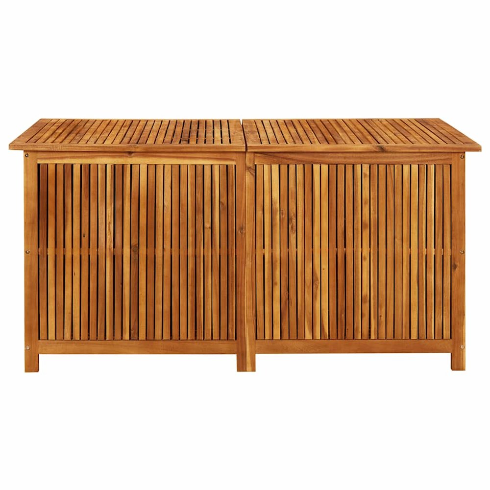 Storage Box Solid Acacia wood, Polyethylene 59.1 x 31.5 x 29.5 in. Picture 5
