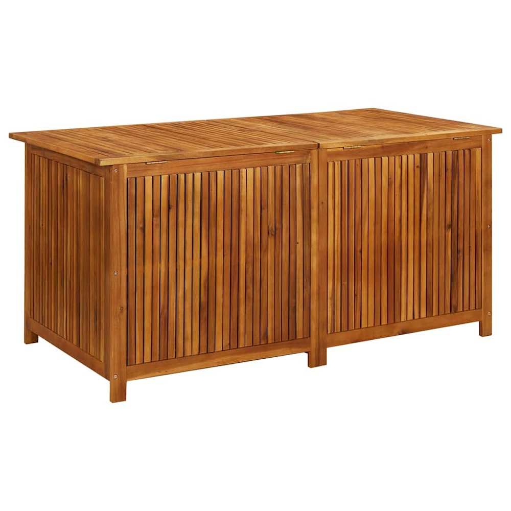 Storage Box Solid Acacia wood, Polyethylene 59.1 x 31.5 x 29.5 in. Picture 7