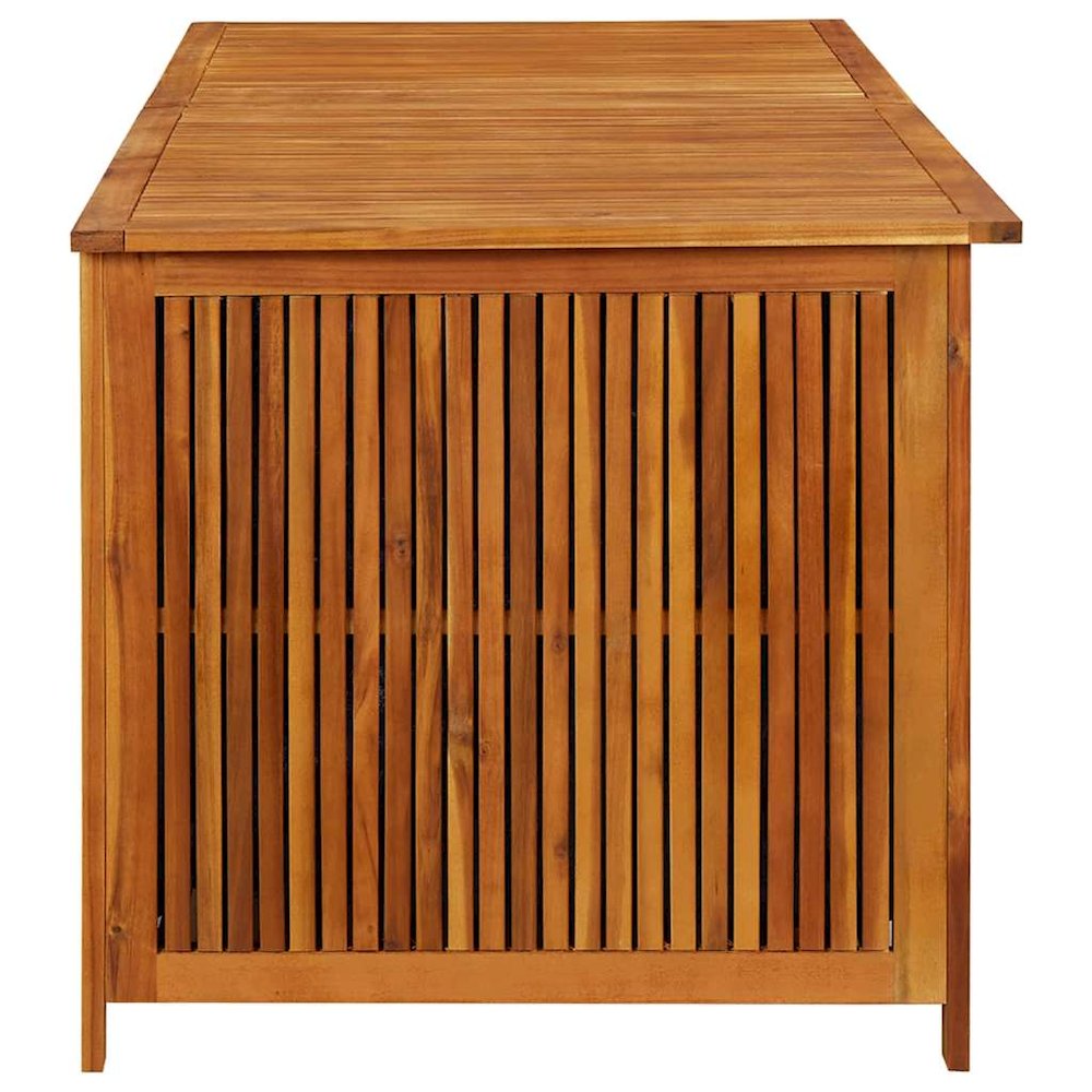 Storage Box Natural Wood Solid Acacia wood 68.9 x 31.5 x 29.5 in. Picture 6