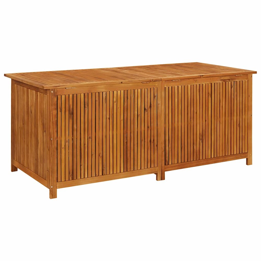 Storage Box Natural Wood Solid Acacia wood 68.9 x 31.5 x 29.5 in. Picture 7