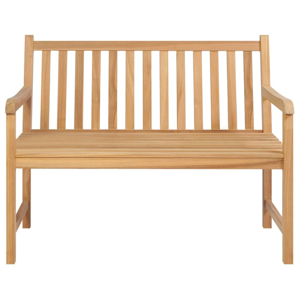 Garden Bench Natural Teak Solid Teak Wood Medium Durable. Picture 2
