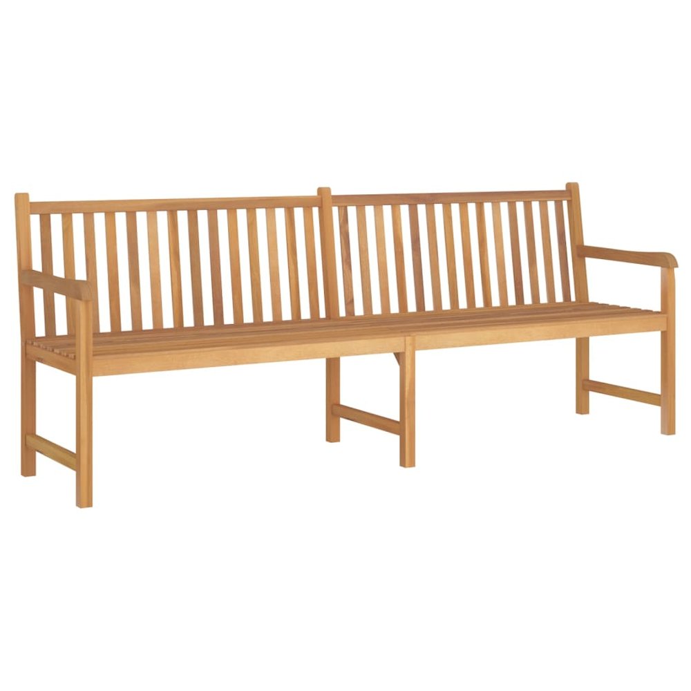 Garden Bench Warm Teak Wood Fine Sanded Teak Hardwood Large. Picture 1