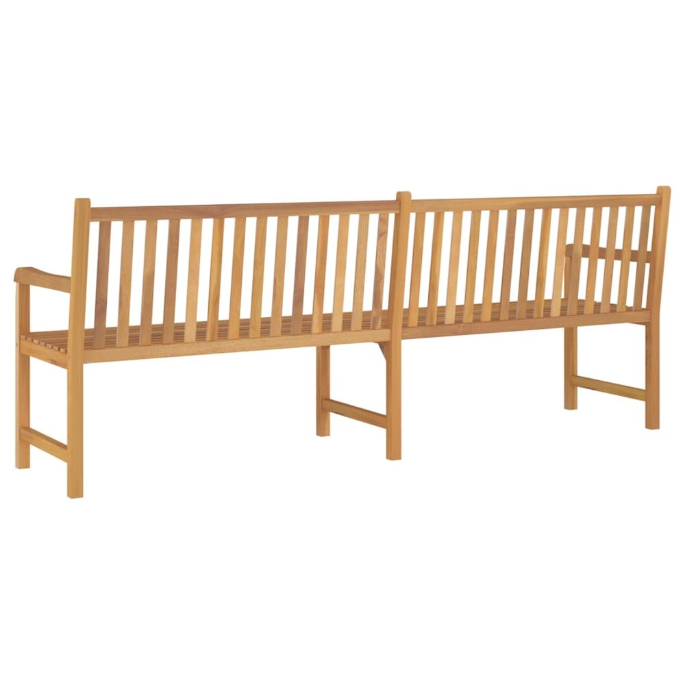 Garden Bench Warm Teak Wood Fine Sanded Teak Hardwood Large. Picture 4
