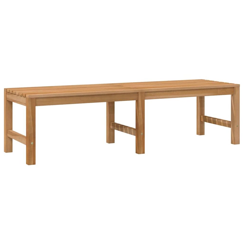 Bench Teak Solid Teak Wood 59.1 in long Durable Garden Bench. Picture 1