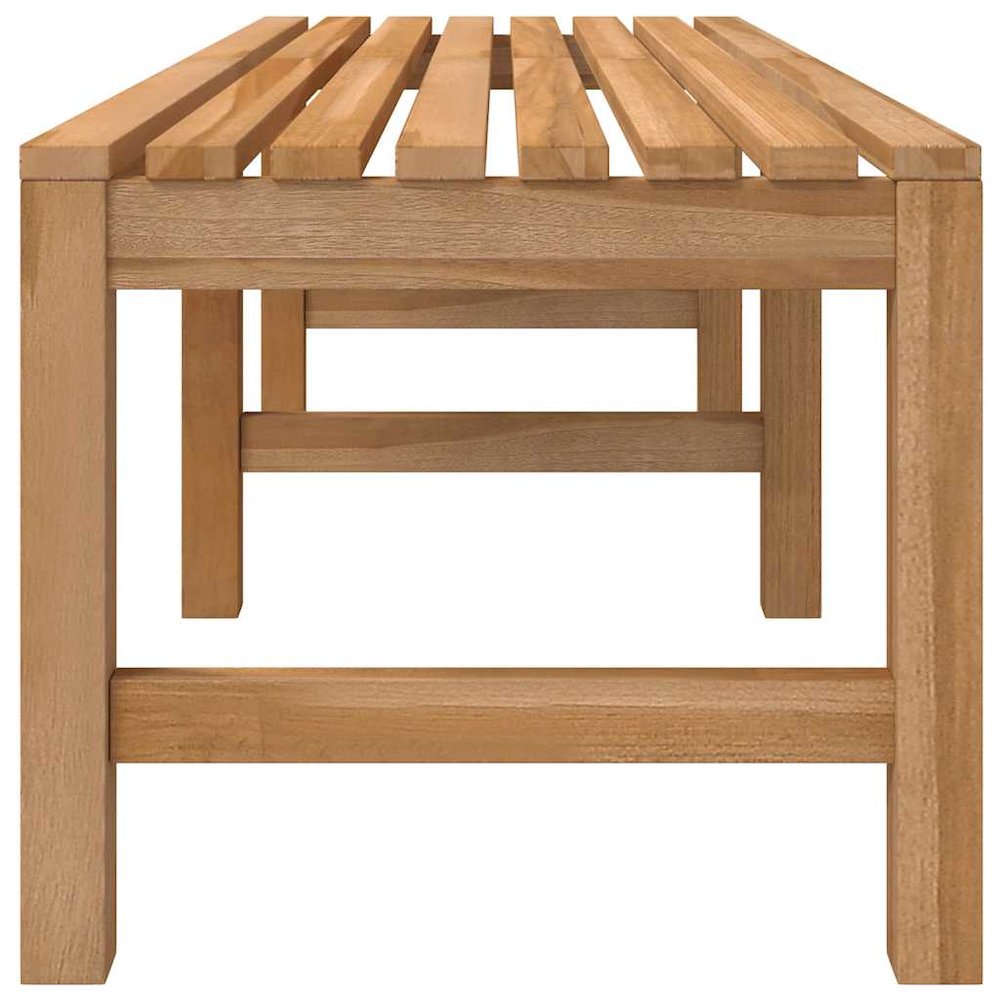 Bench Teak Solid Teak Wood 59.1 in long Durable Garden Bench. Picture 6