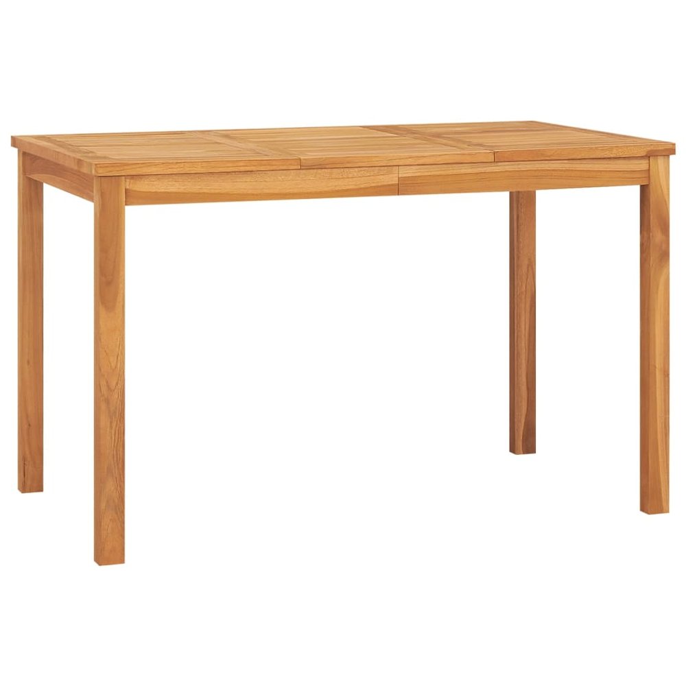 Dining Table Warm Brown. Picture 1