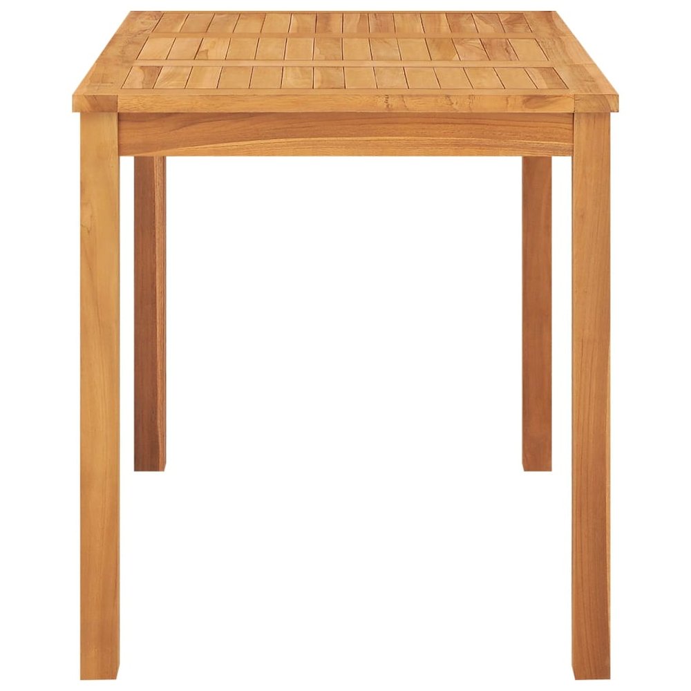 Dining Table Warm Brown. Picture 3