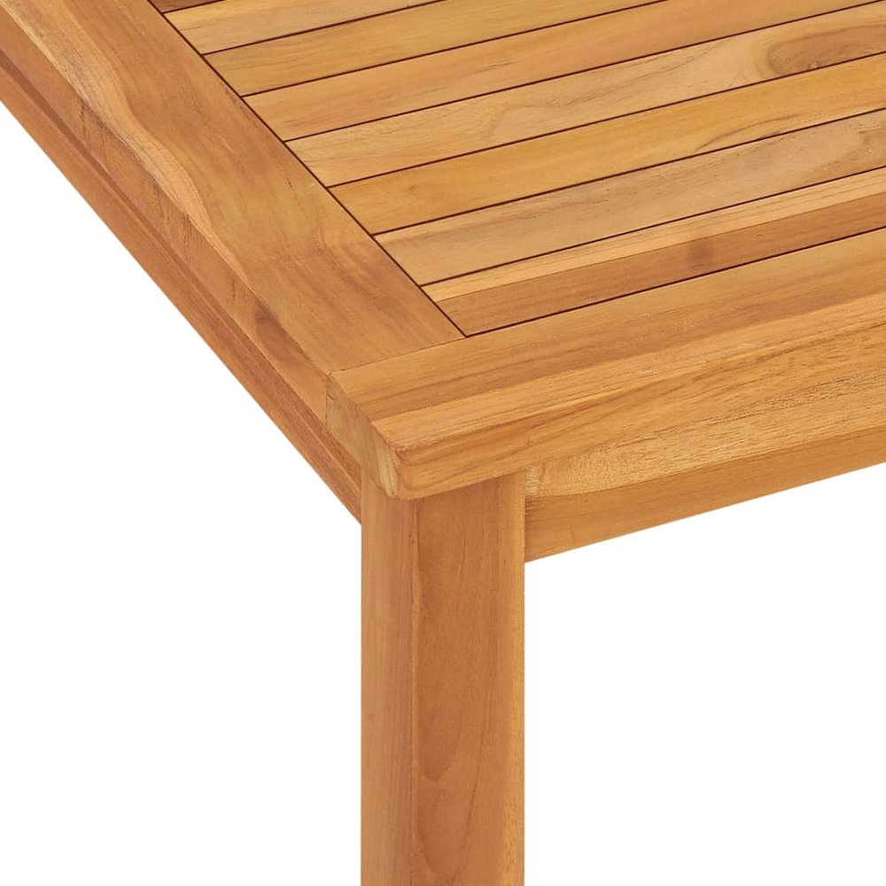 Dining Table Warm Brown. Picture 4