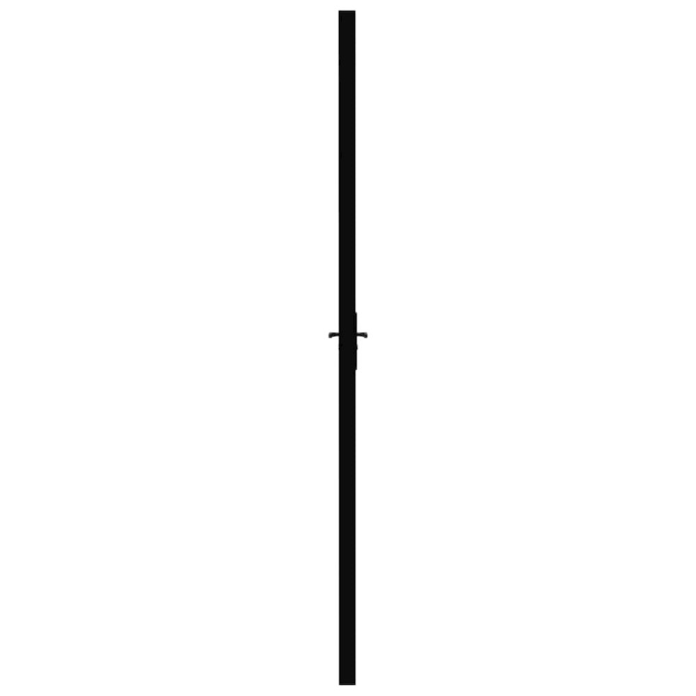Interior Door ESG Glass and Aluminum 32.7"x79.3" Black. Picture 5