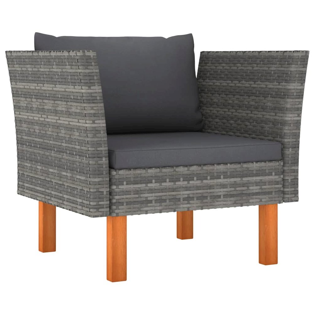 Garden Lounge Set Gray. Picture 6