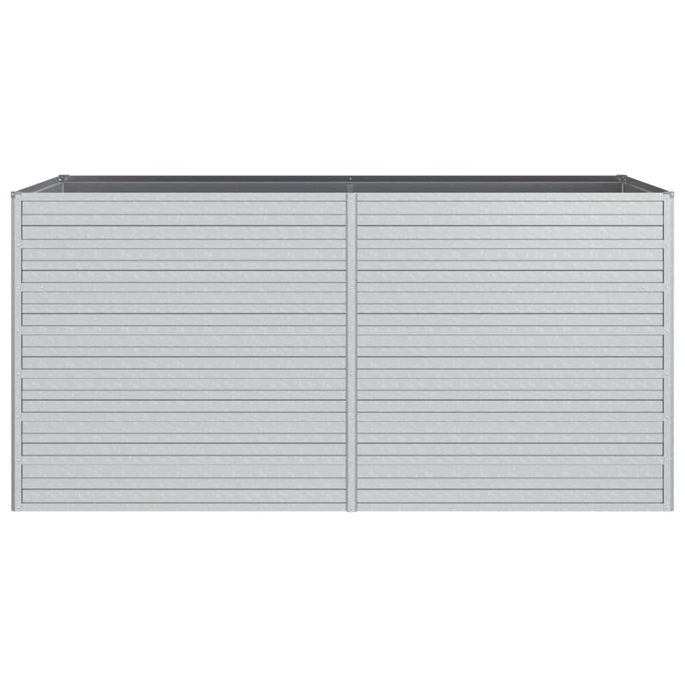 Garden Raised Bed Silver Galvanized Steel 63 x 31.5 x 30.3 in. Picture 4