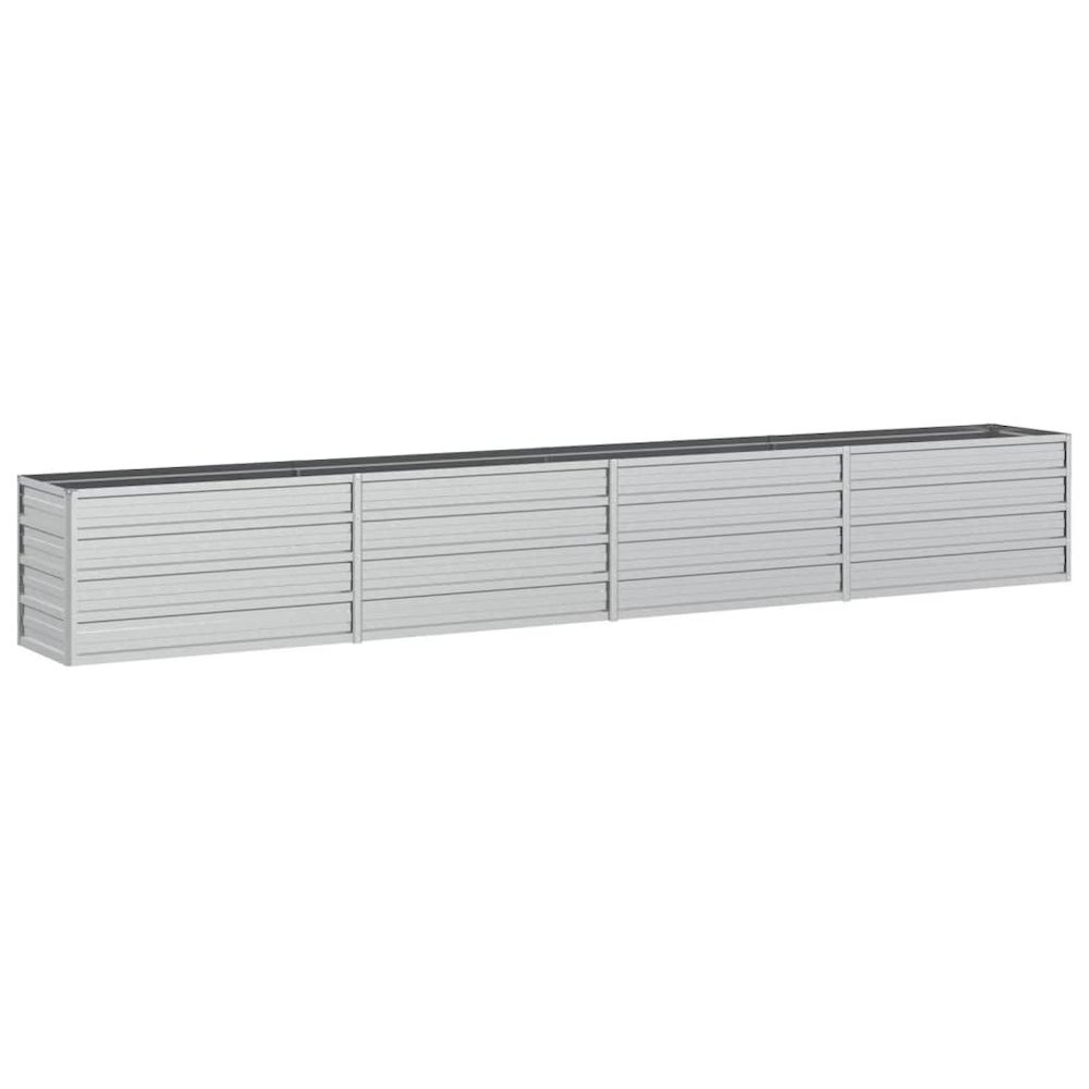 Garden Raised Bed Silver Galvanized Steel Large Durable. Picture 2