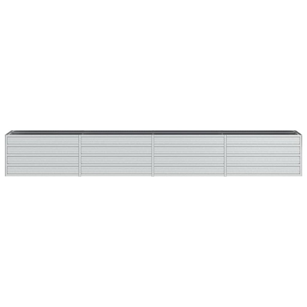 Garden Raised Bed Silver Galvanized Steel Large Durable. Picture 4