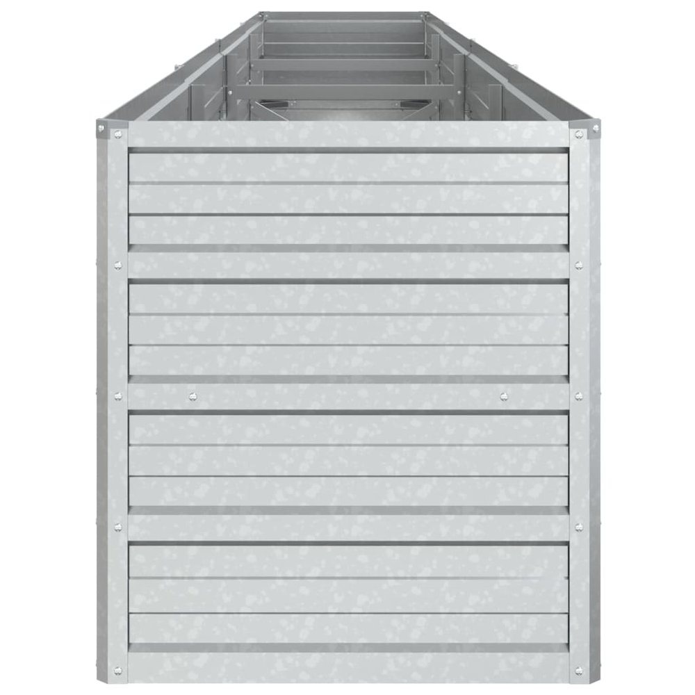 Garden Raised Bed Silver Galvanized Steel Large Durable. Picture 5