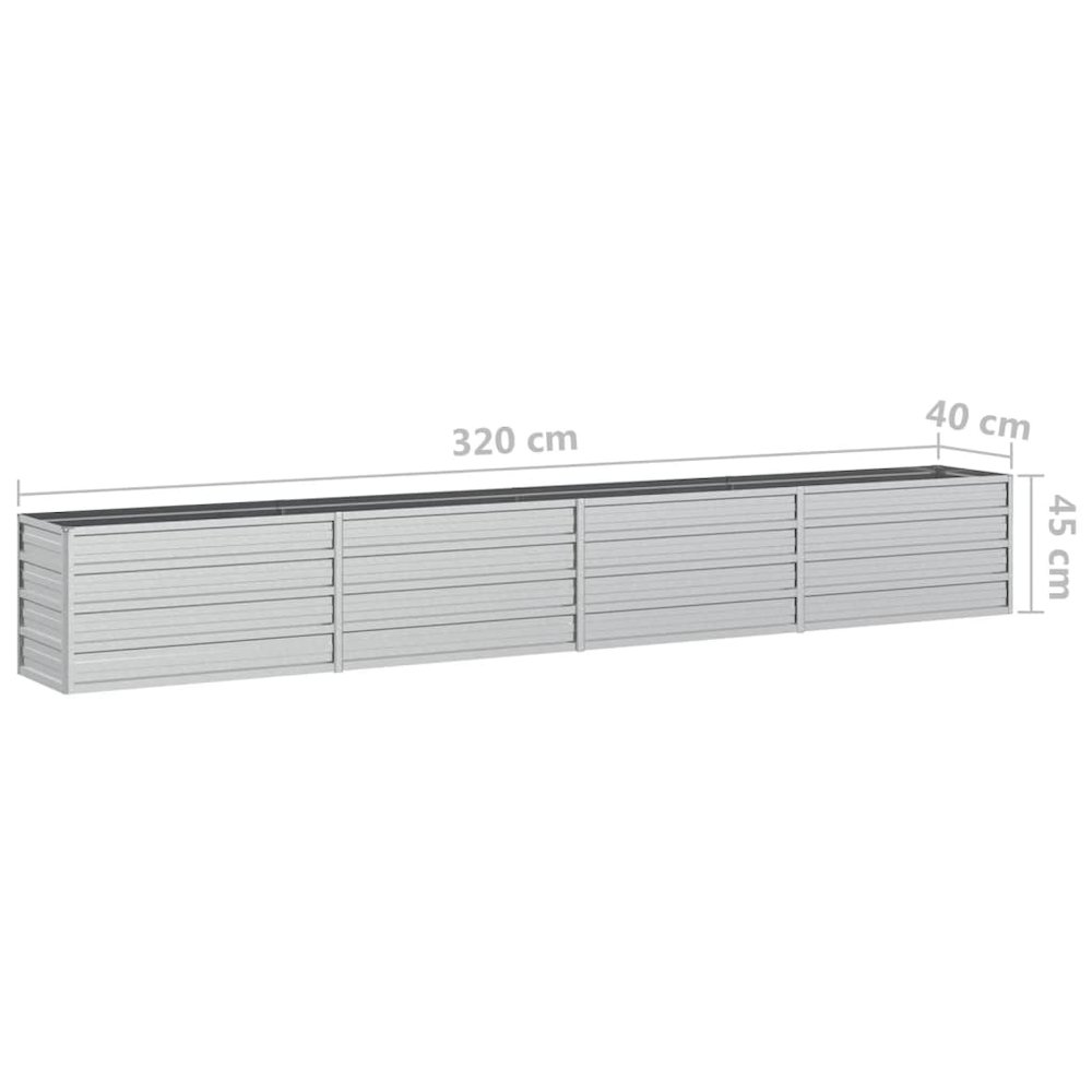 Garden Raised Bed Silver Galvanized Steel Large Durable. Picture 7