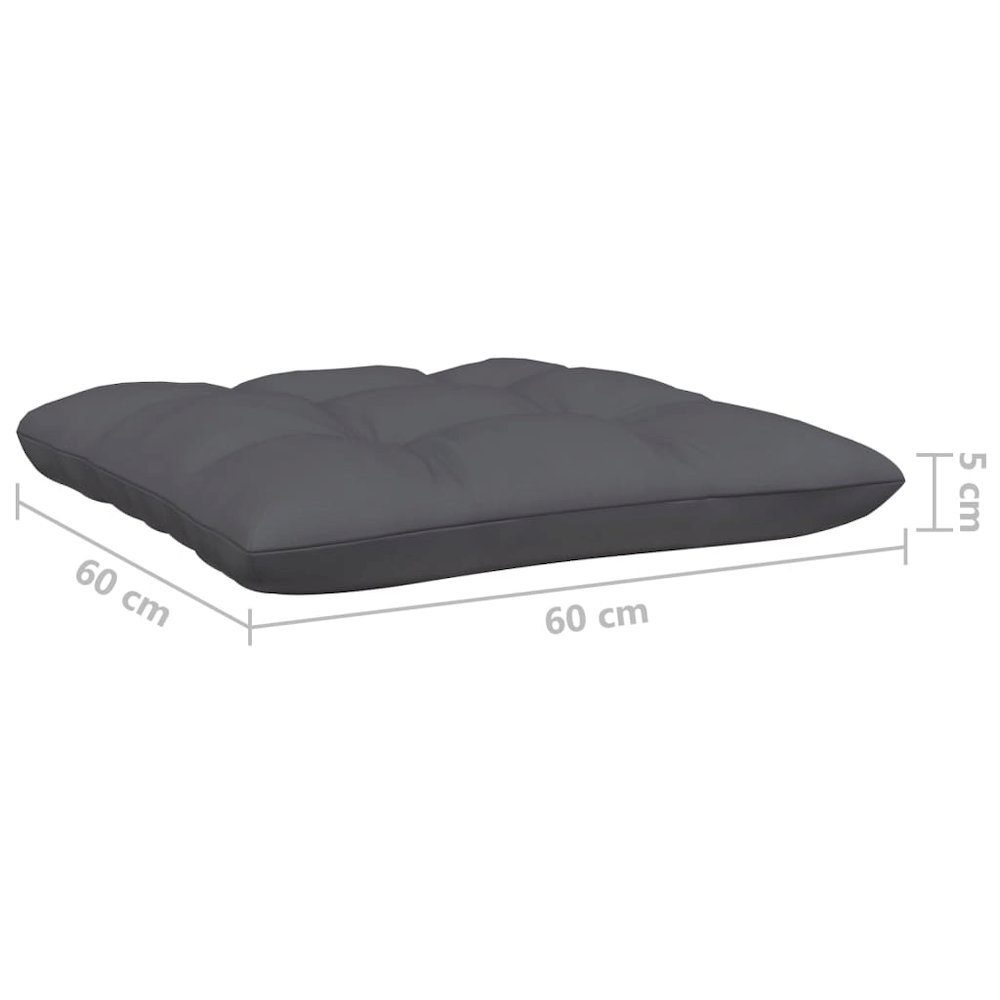 2-seater Garden Sofa Set of 2 Black. Picture 8