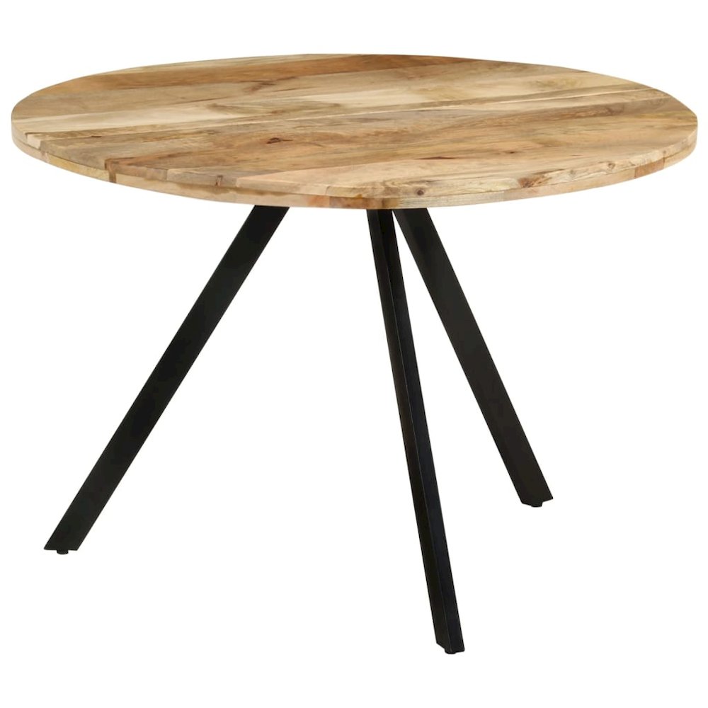 Wooden Dining Table Brown and Black. Picture 11
