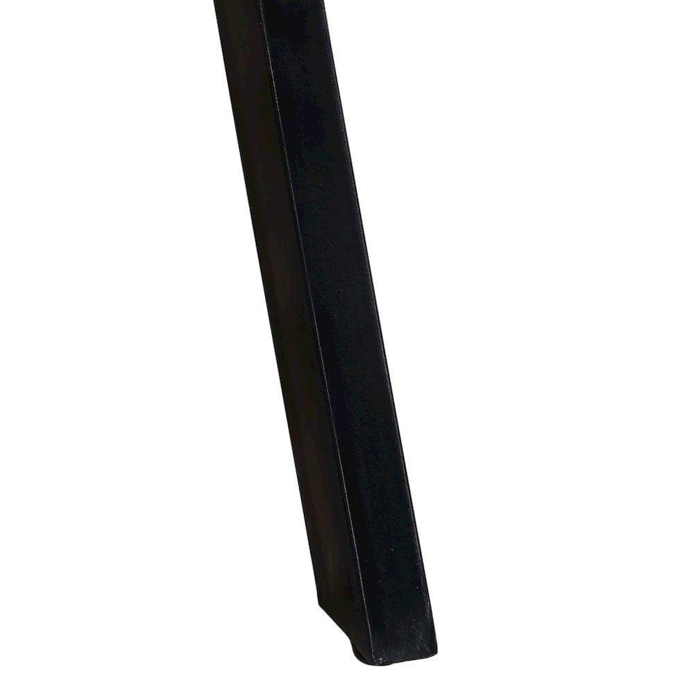Wooden Dining Table Brown and Black. Picture 5