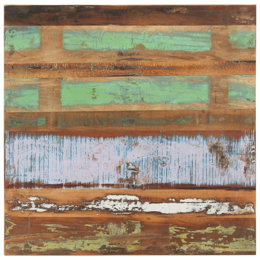 Coffee Table Multicolour Solid reclaimed wood 31.5x31.5x15.7 in. Picture 6