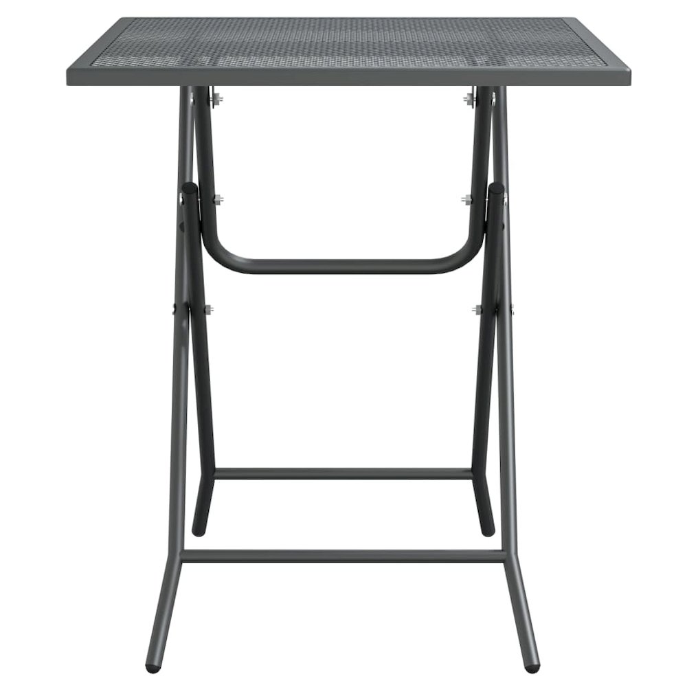 Garden Table Anthracite Expanded metal mesh Small. Picture 3