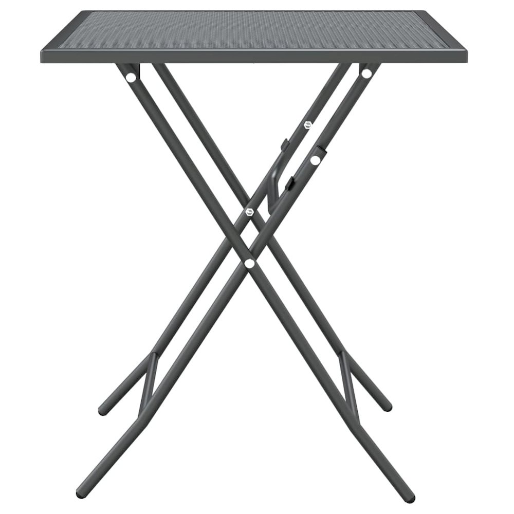 Garden Table Anthracite Expanded metal mesh Small. Picture 4