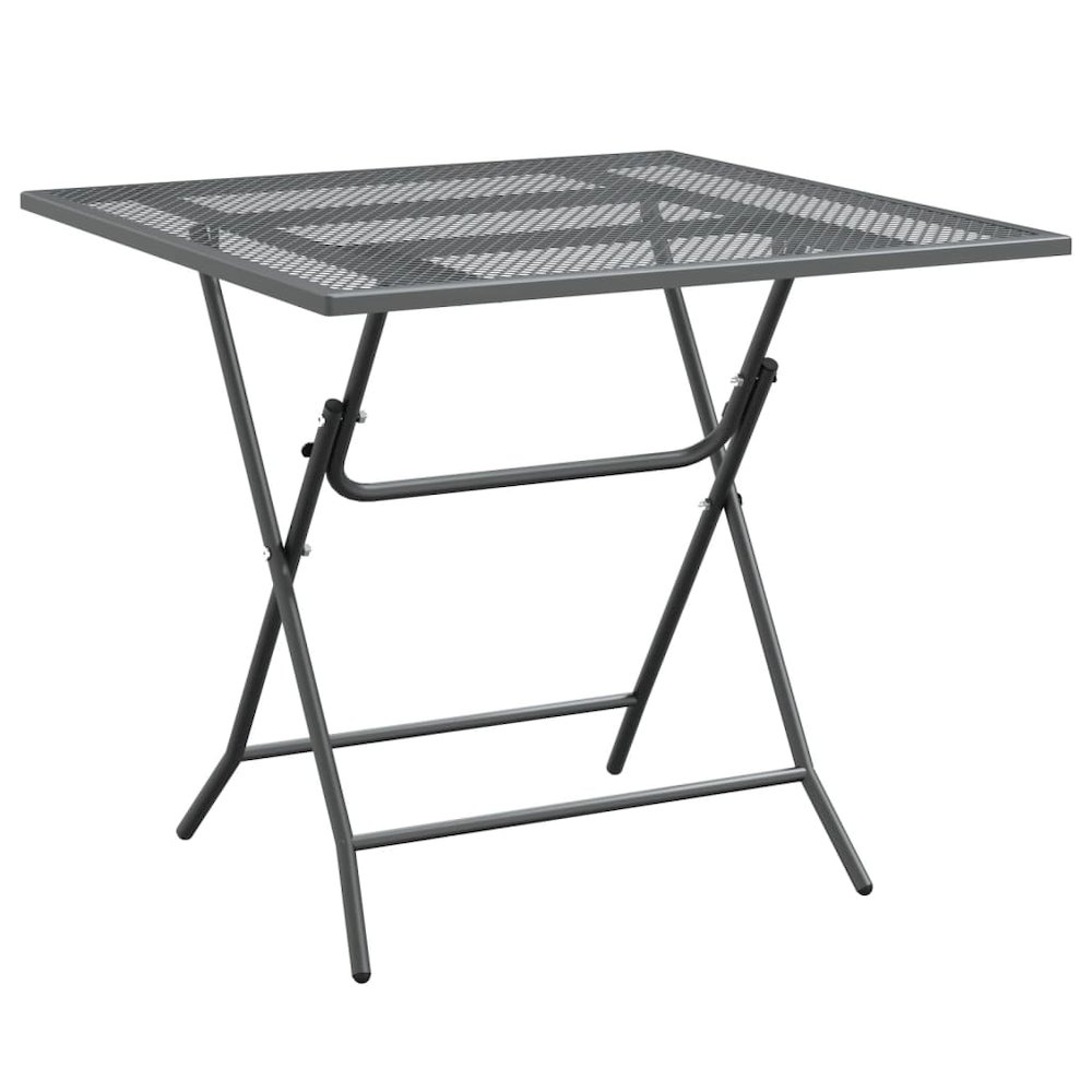 Garden Table Anthracite Expanded metal mesh Large Durable. Picture 2