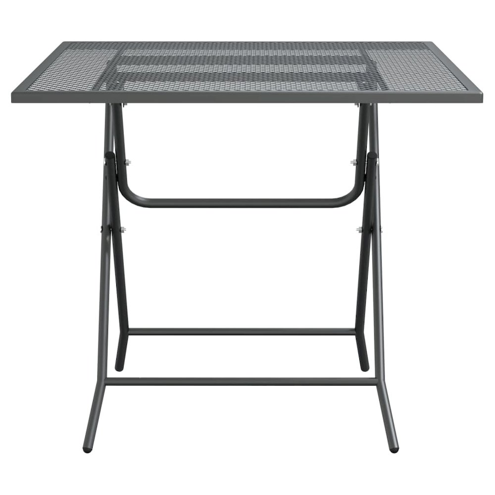 Garden Table Anthracite Expanded metal mesh Large Durable. Picture 3