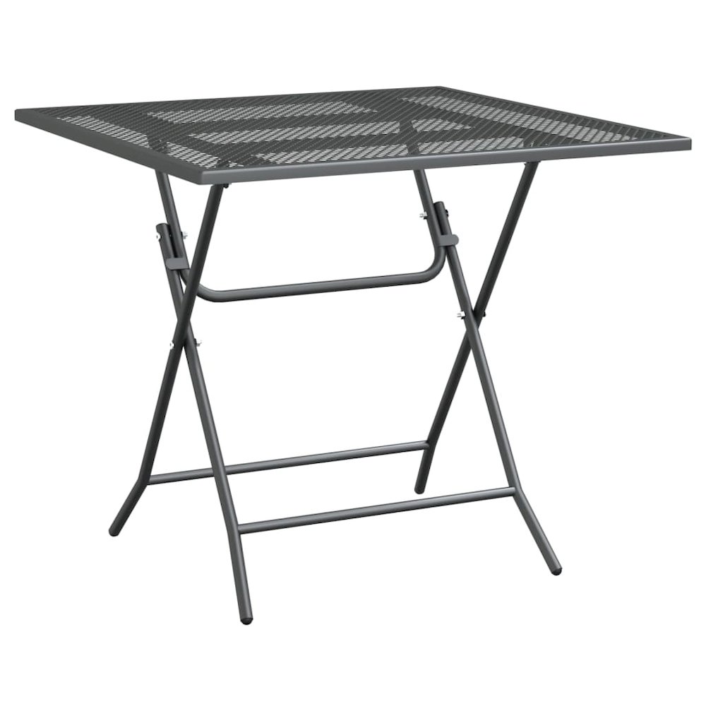 Garden Table Anthracite Expanded metal mesh Large Durable. Picture 5