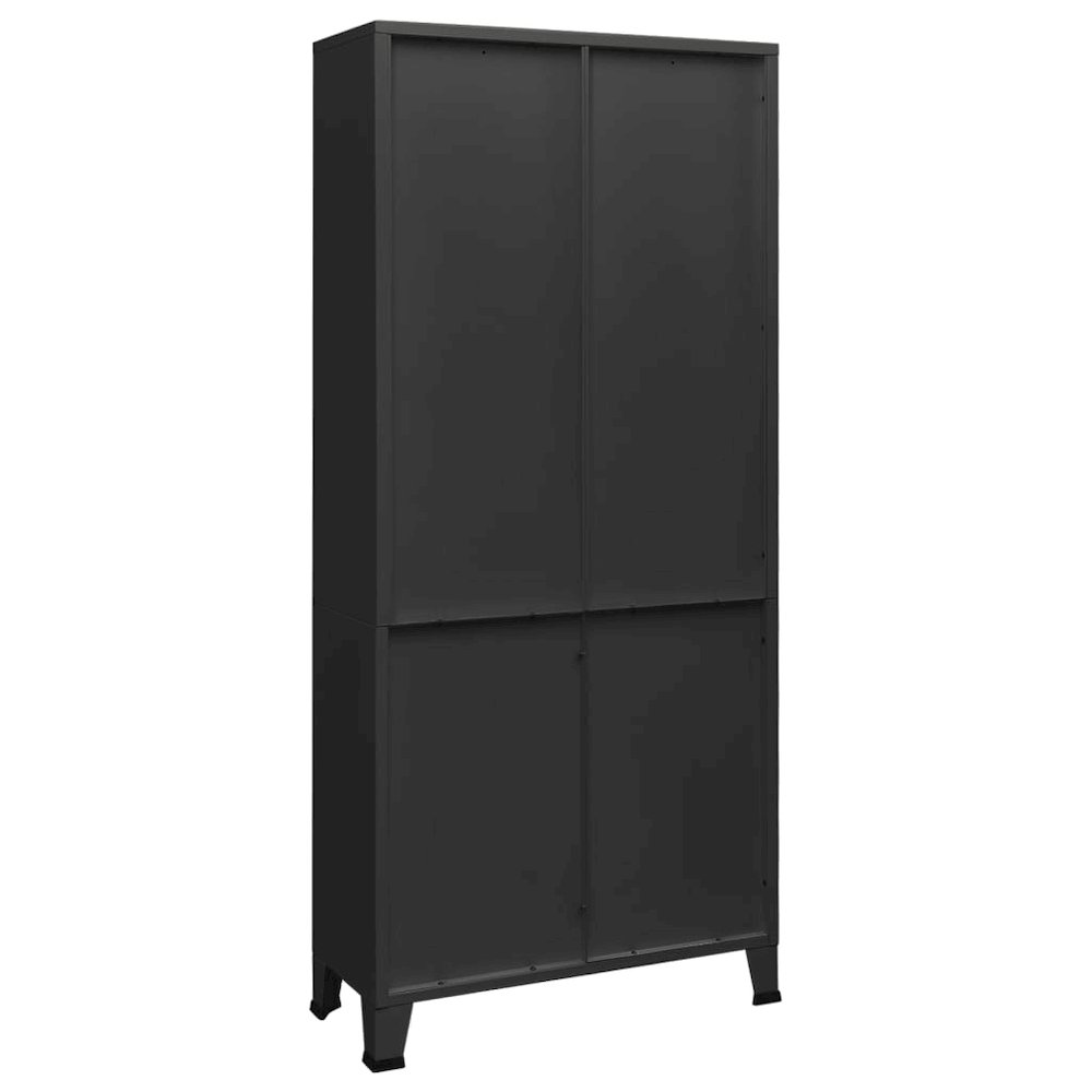 Bookshelf Anthracite Steel 31.5 x 12.6 x 70.9 in. Picture 4