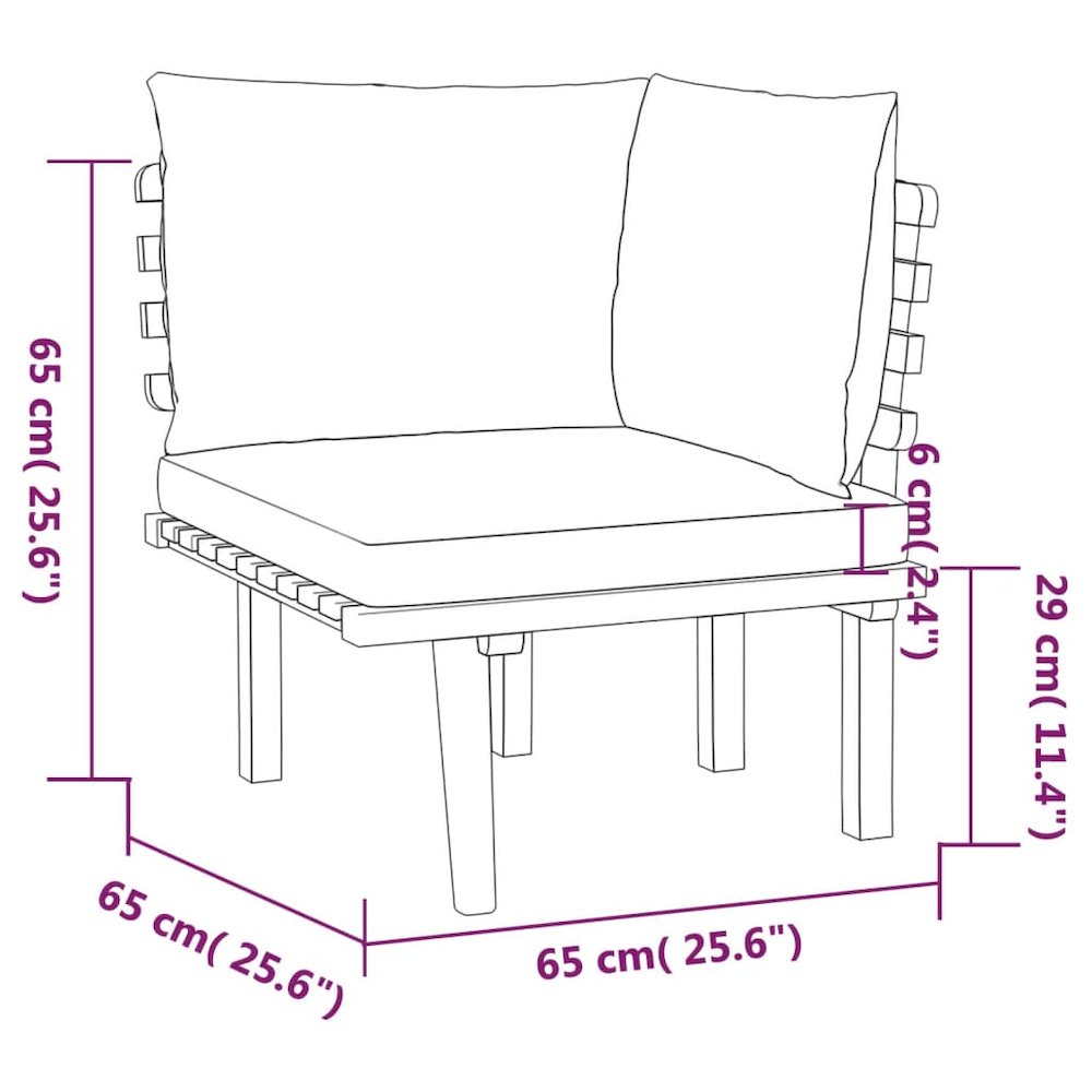 Garden Lounge Set Dark Grey, White. Picture 10