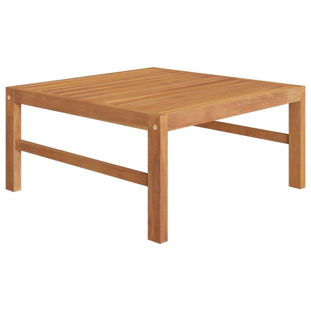 Garden Lounge Set Teak Wood Color, Grey Teak wood, Polyester Medium. Picture 5