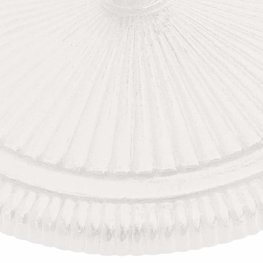 Umbrella Base White Cast iron Standard size for medium umbrellas. Picture 9